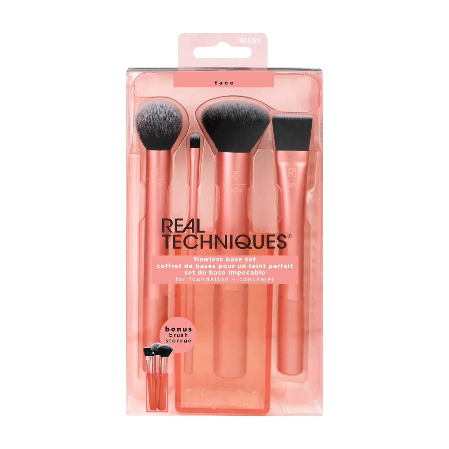 Real Techniques Flawless Base Makeup Brush Set