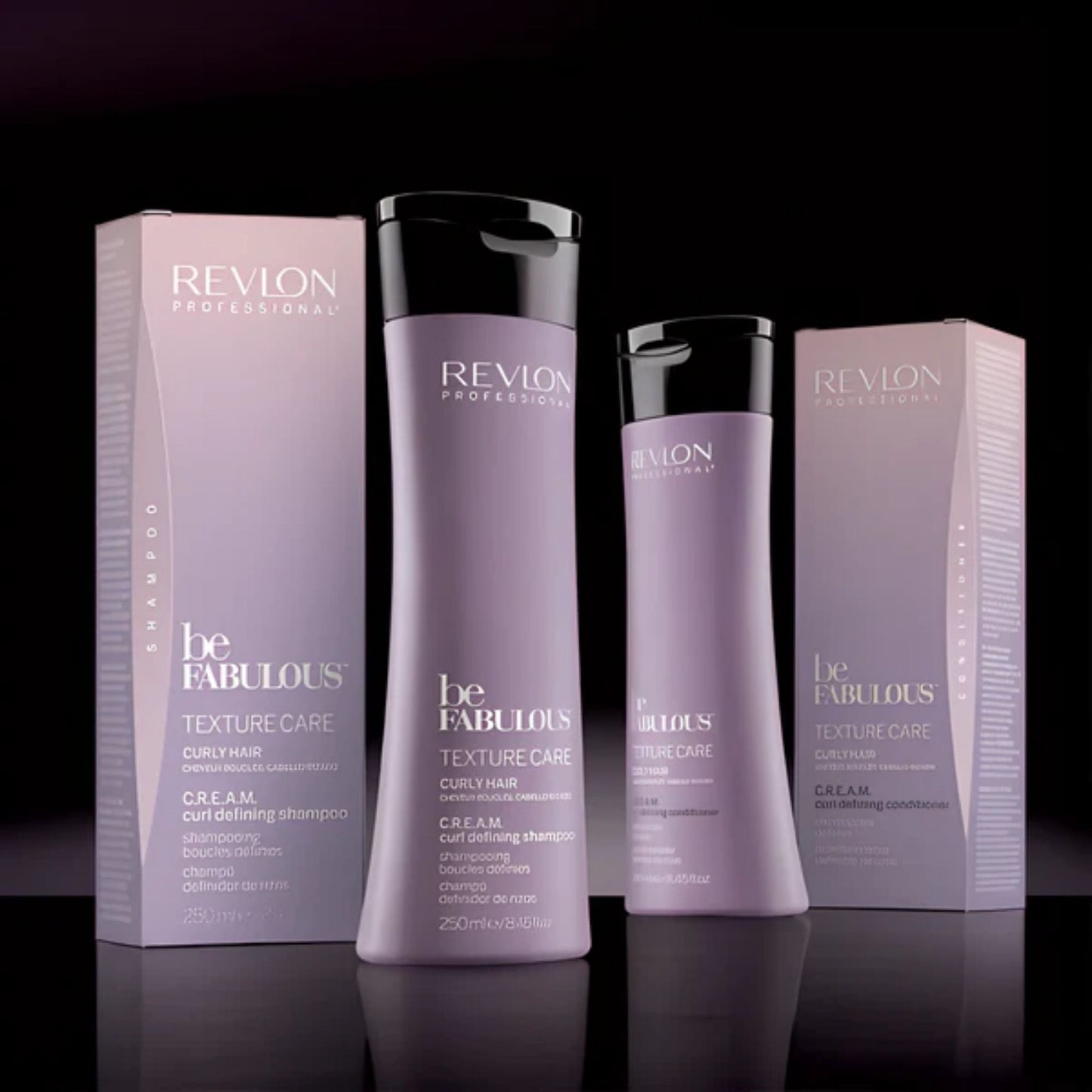 Revlon Professional BeFabulous Curly Hair Texture Care C.R.E.A.M. Curl Defining Shampoo