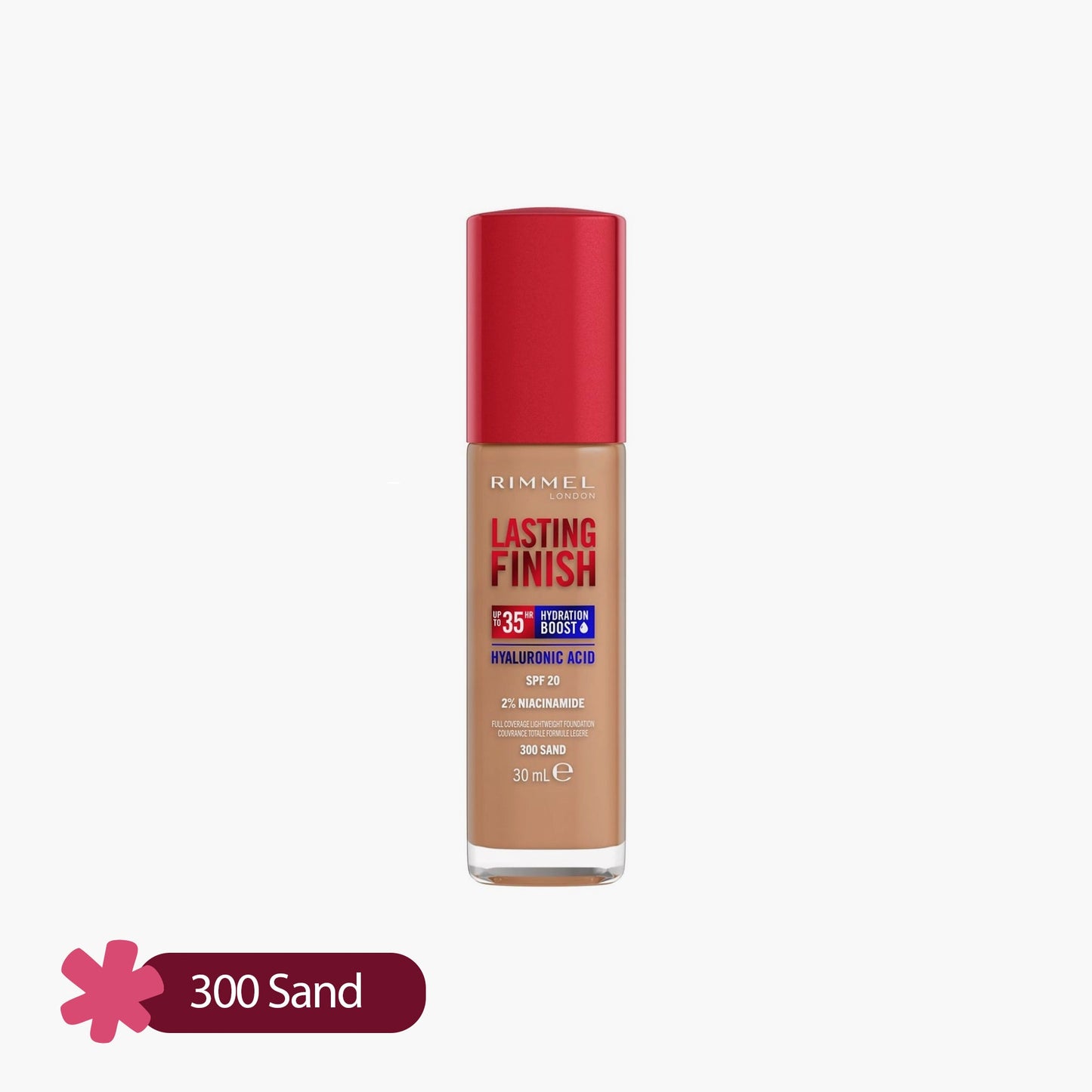 Rimmel Lasting Finish 35HR Full Coverage Lightweight Foundation SPF 20 30ml