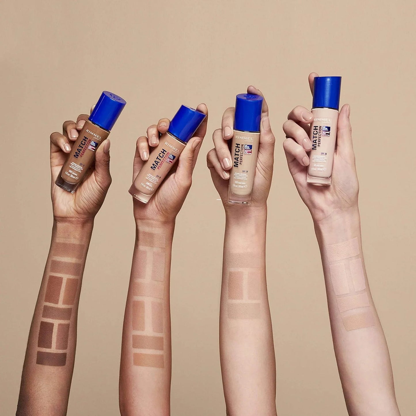 Rimmel Match Perfection Invisible Coverage Foundation SPF 20 30ml