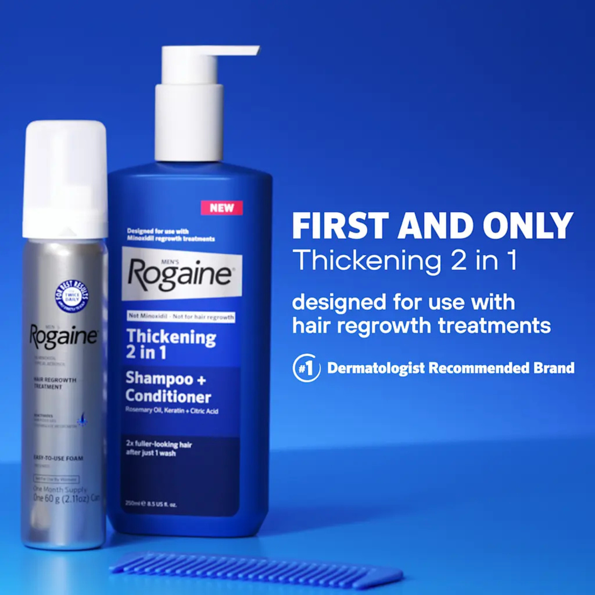 Rogaine Men's Thickening 2-in-1 Shampoo and Conditioner