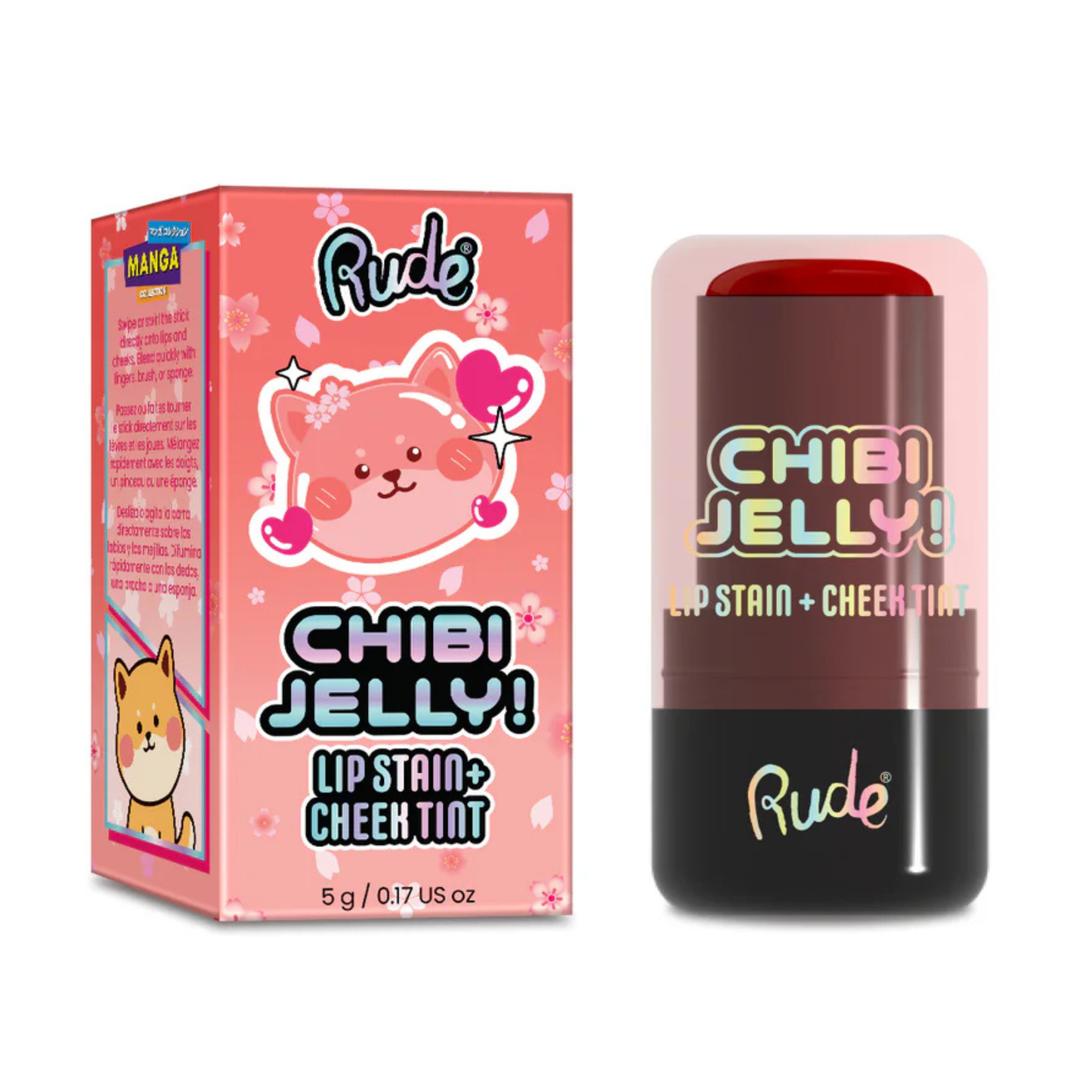 Rude Chibi Manga Collection Chibi Jelly Lip Stain and Cheek Tint 5gm