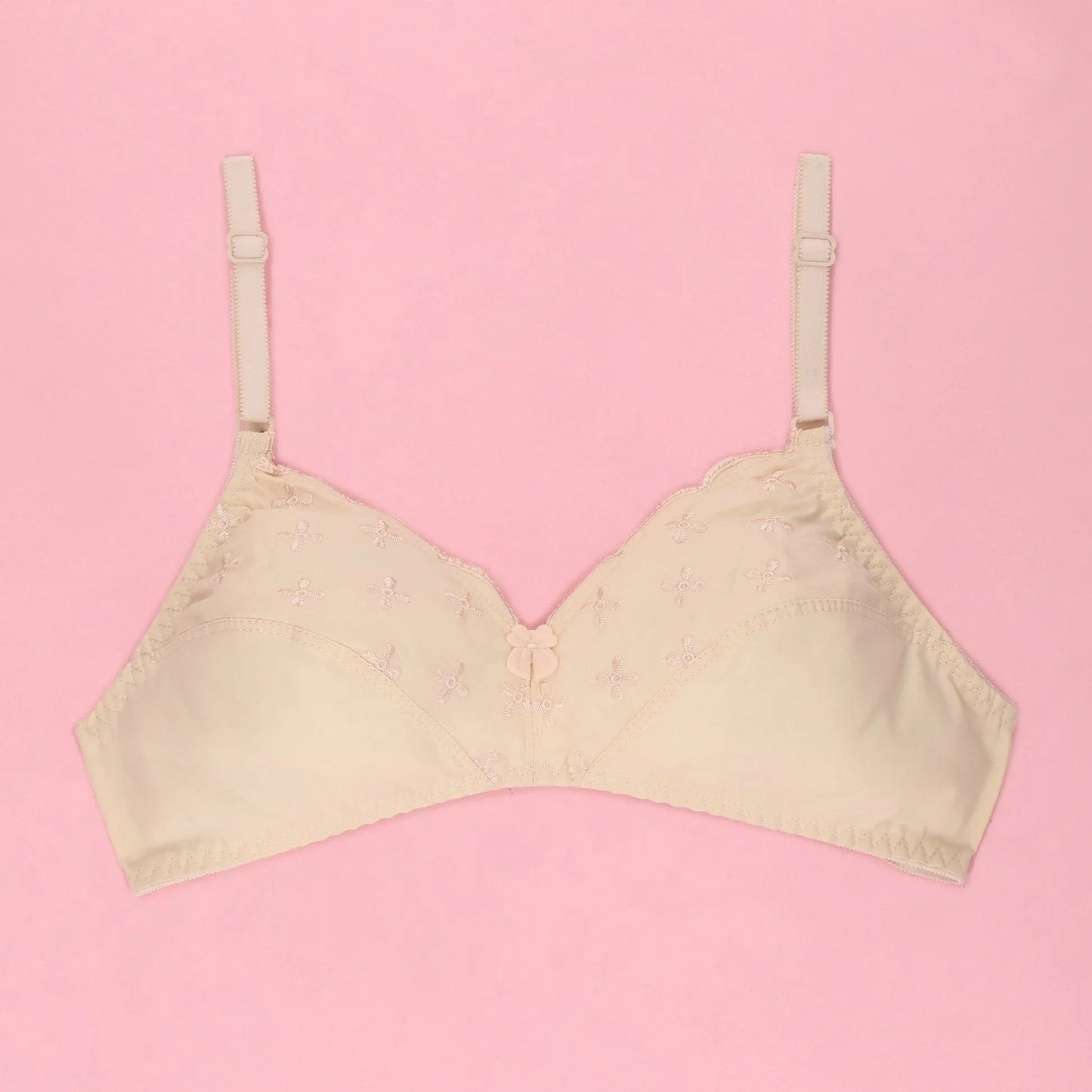 Sajiero Floral Whisper Casual Non Padded Wireless Bra