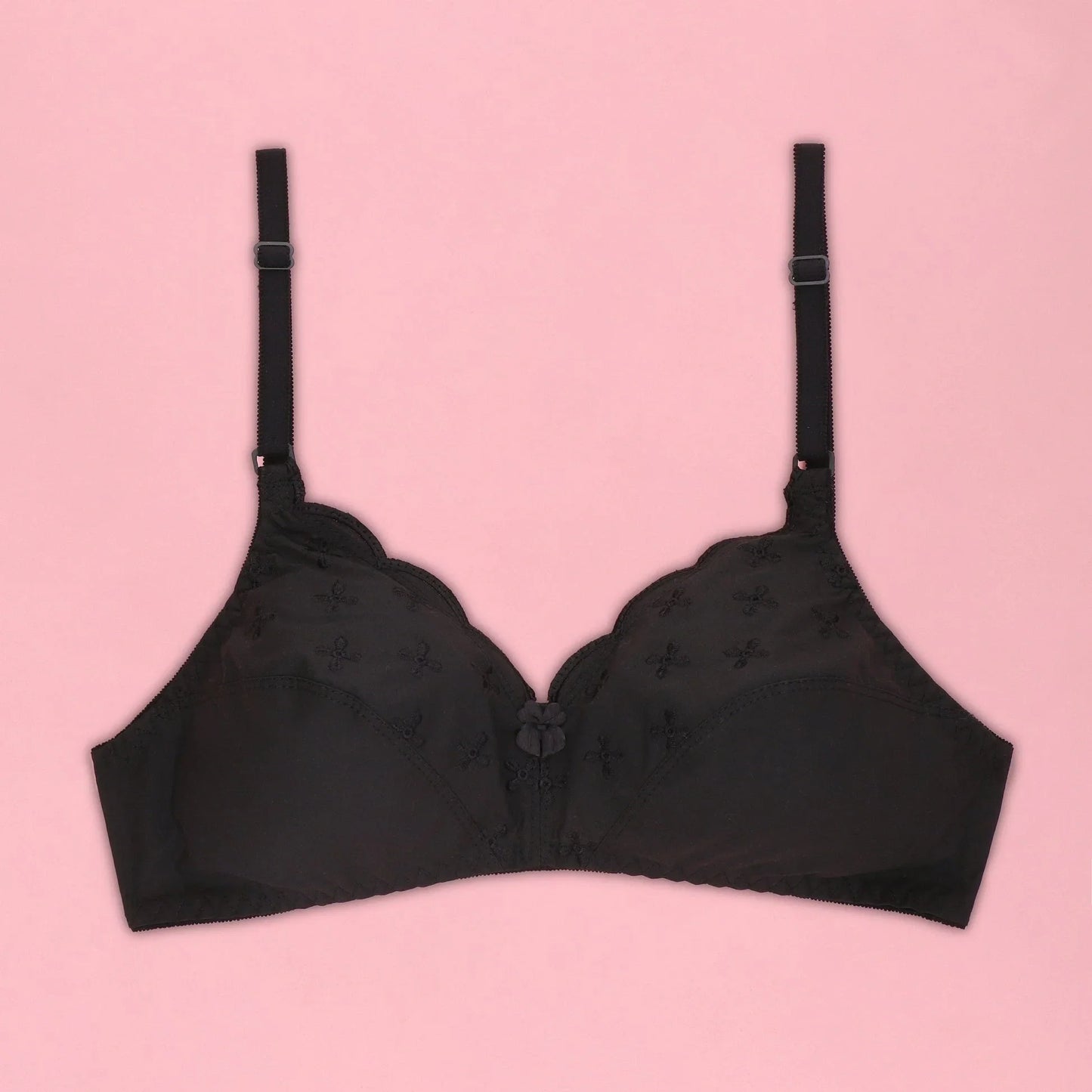 Sajiero Floral Whisper Casual Non Padded Wireless Bra