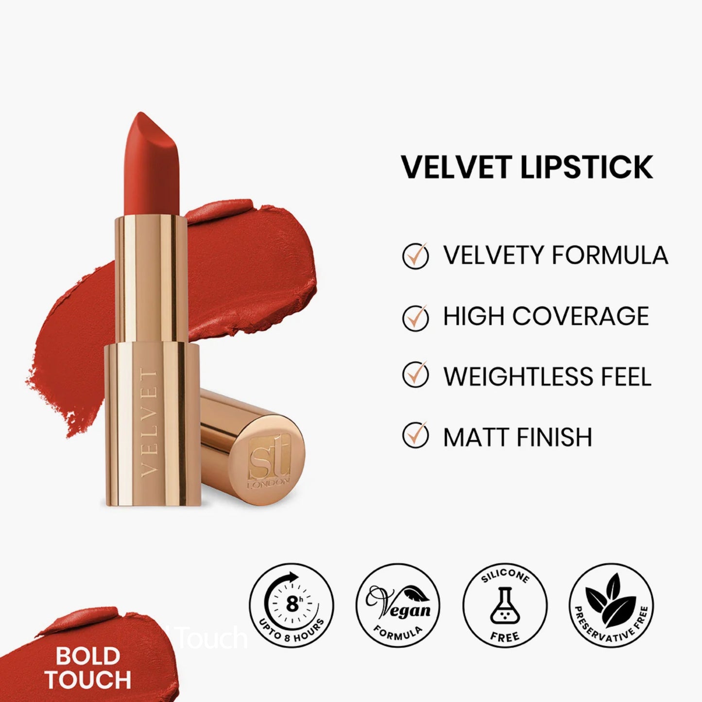ST London Velvet Ultra Matte Lipstick 4.5gm