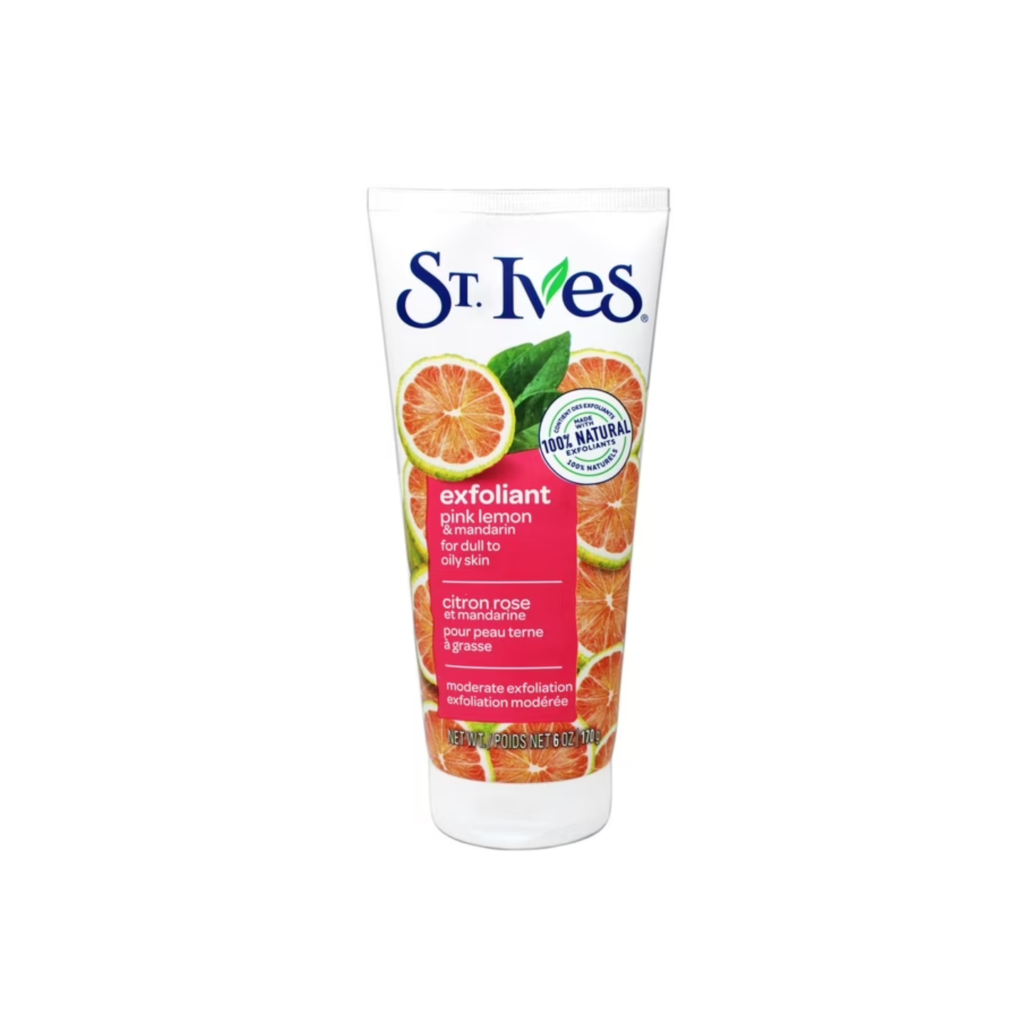 ST. Ives Pink Lemon & Mandarin Orange Face Scrub 170gm
