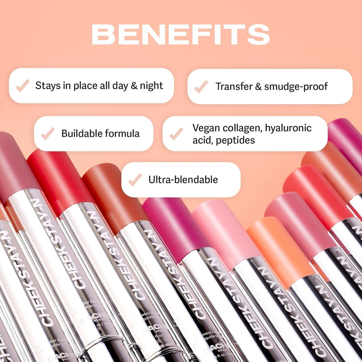 Sacheu All Day Cheek Stay-N Long Wear Liquid Blush 10ml