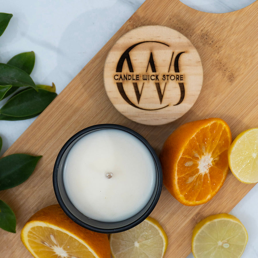 Candle Wick Store Saville Candle With Citrus Splash Scent
