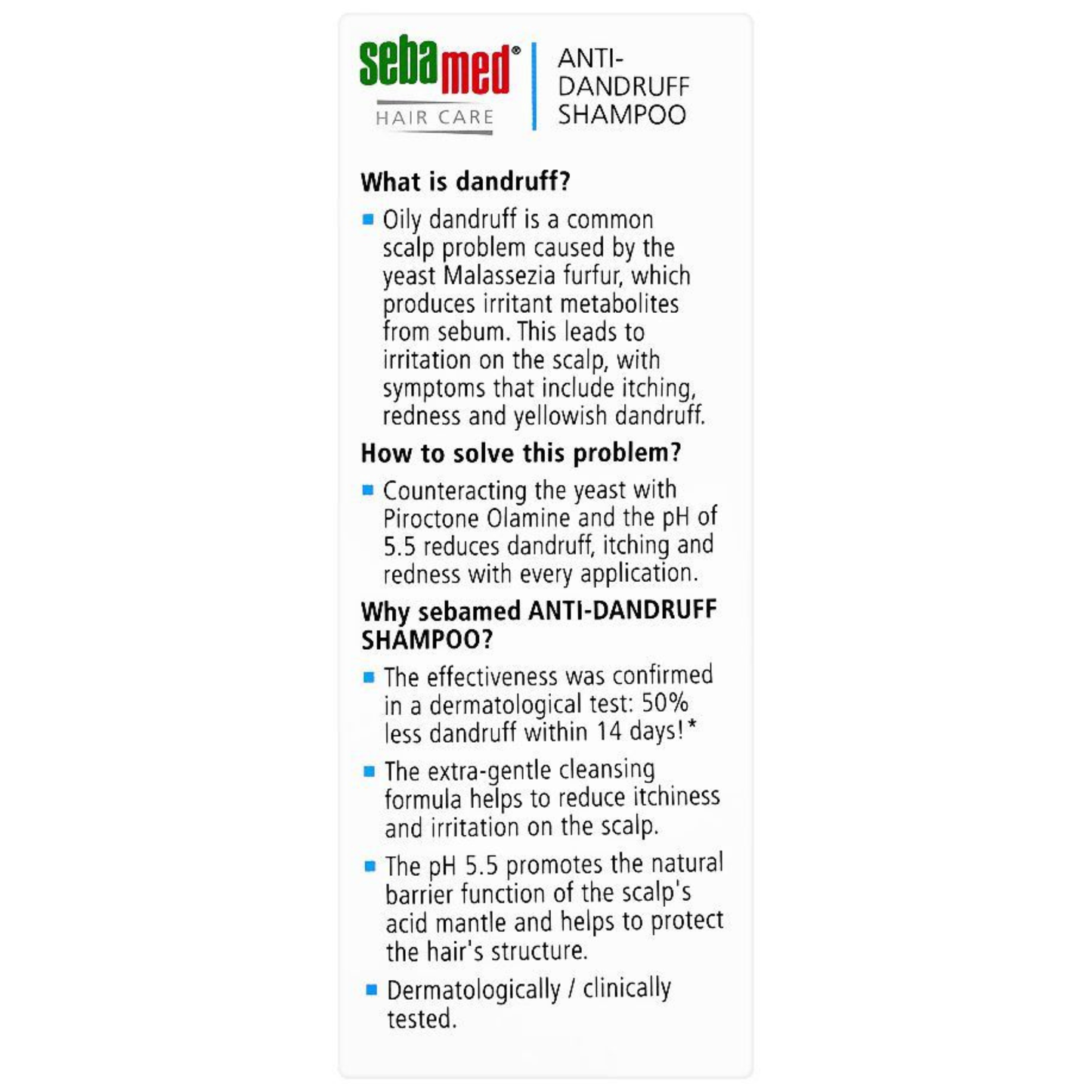 Sebamed Anti-Dandruff Shampoo For Oily Hair And Dandruff Prone Scalp