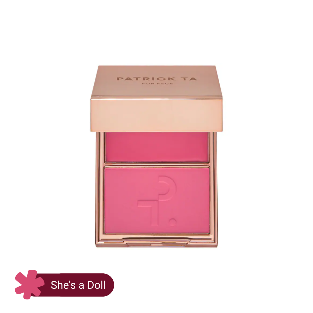Patrick TA Major Headlines Double Take Creme & Powder Blush Duo 10gm