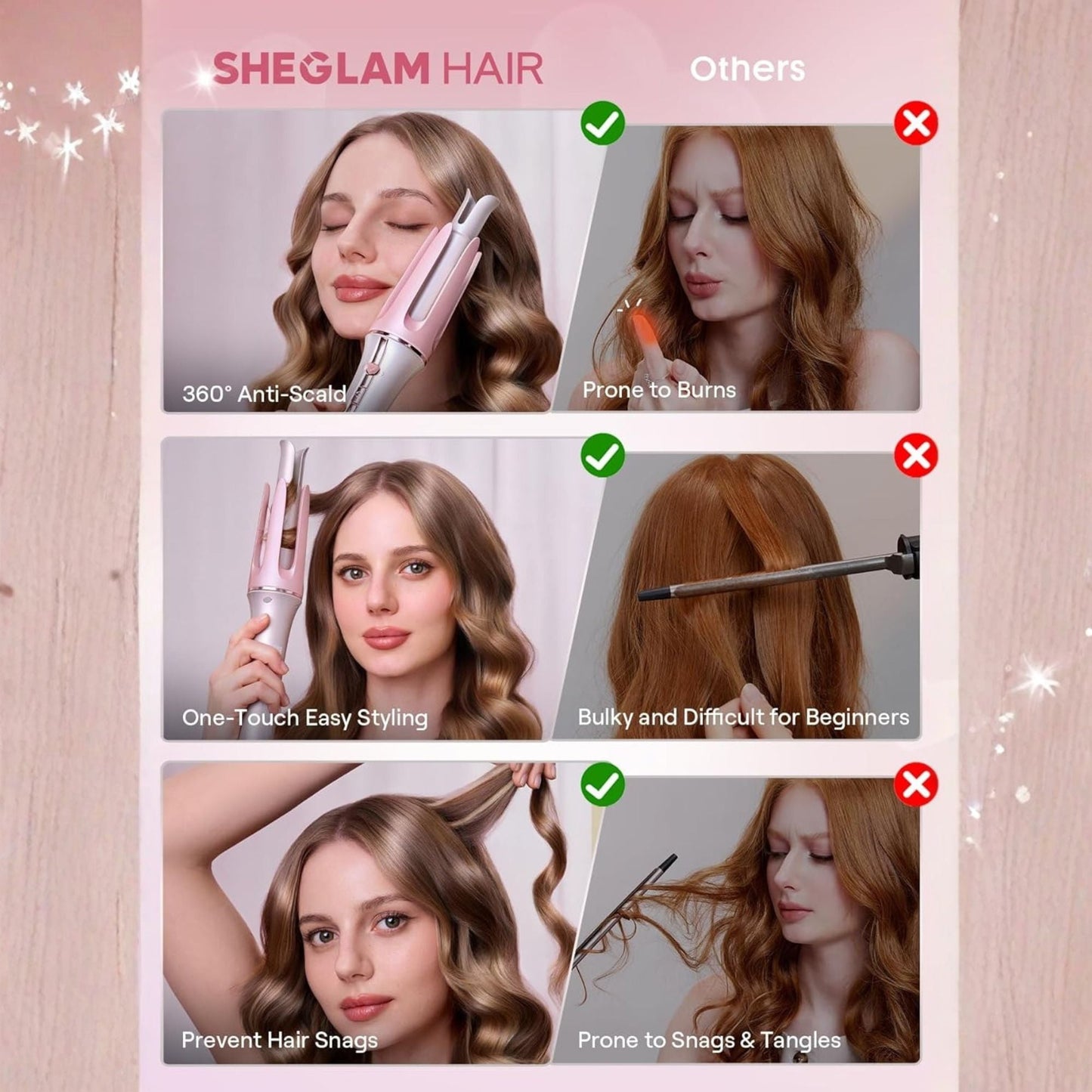 Sheglam Cupid's Charm One-Touch Instant Curler