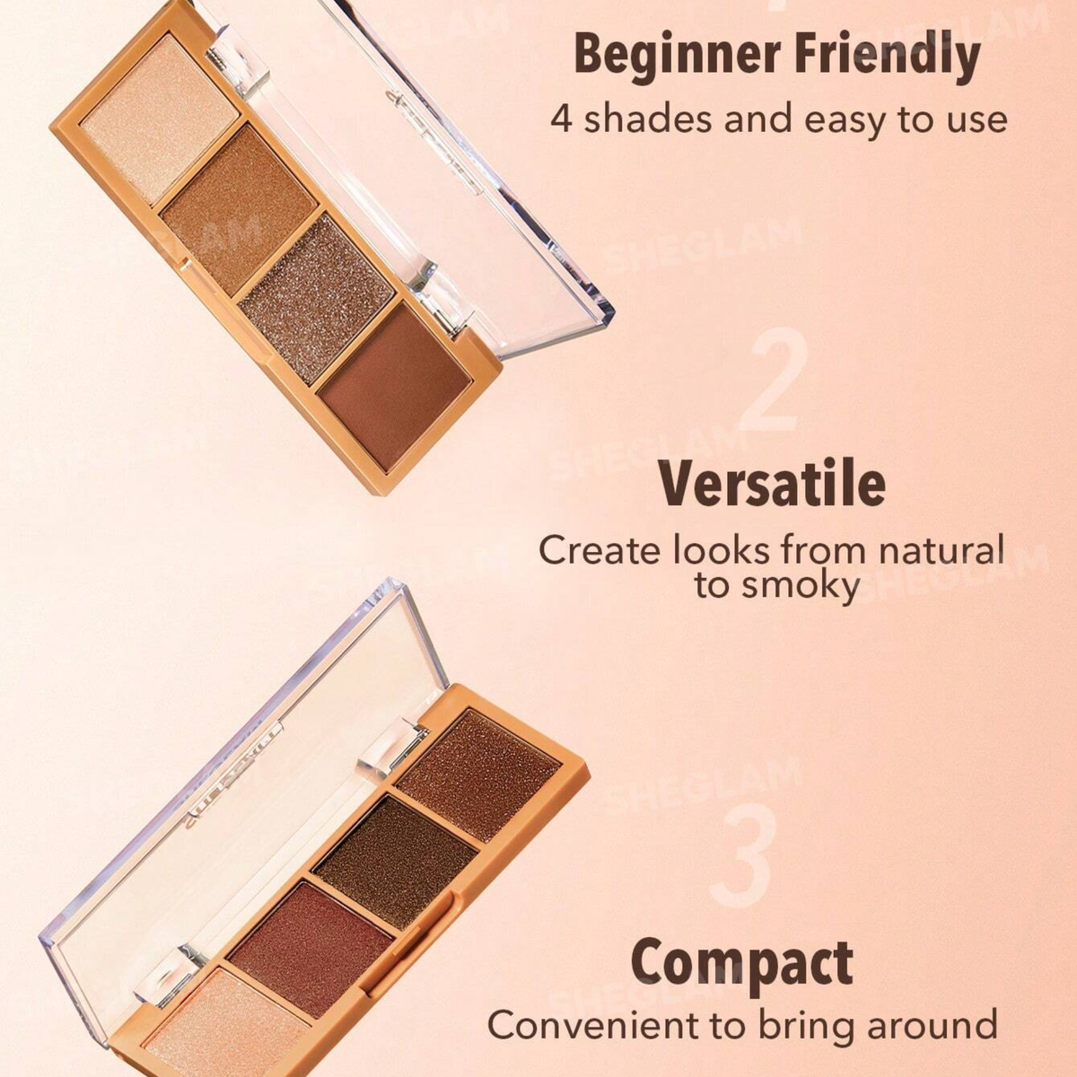 Sheglam Essential Square Eyeshadow Quad 4.2gm