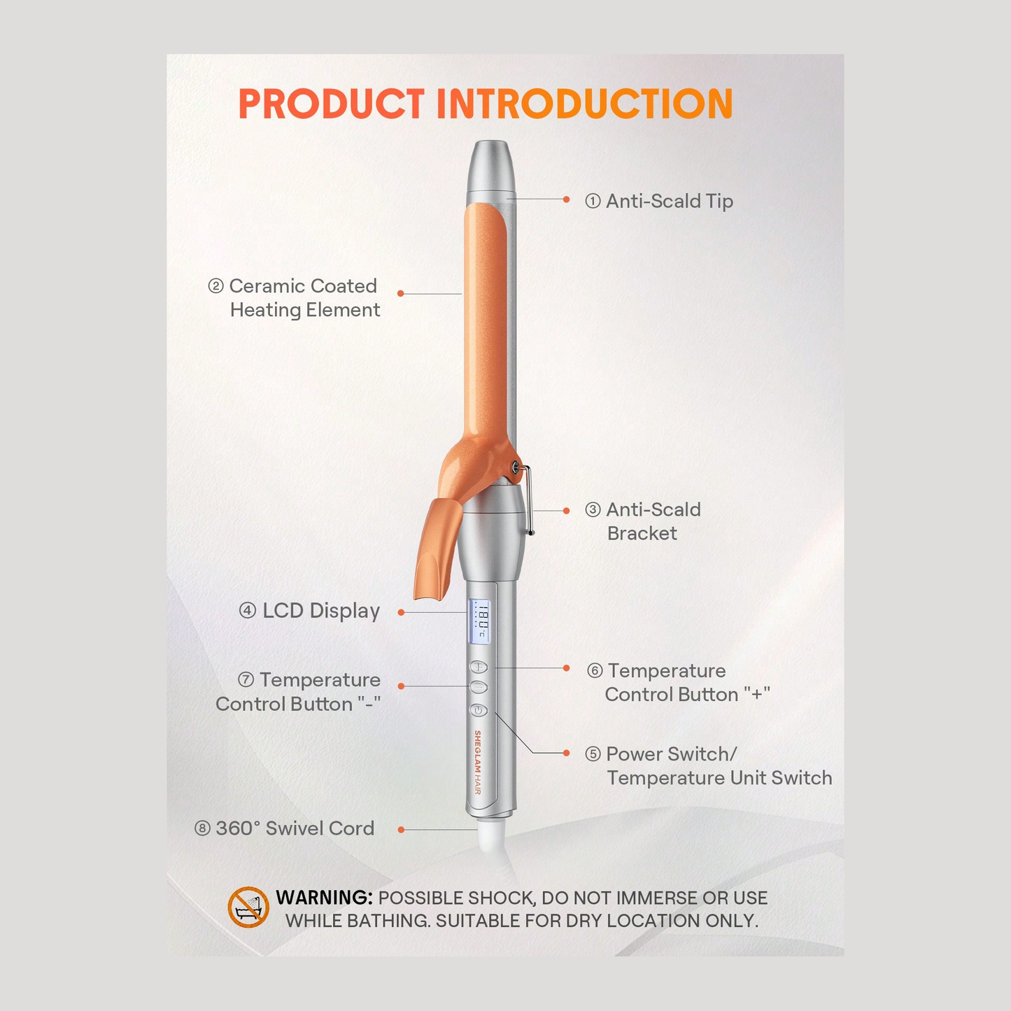 Sheglam It-Curl Rotating Curling Iron
