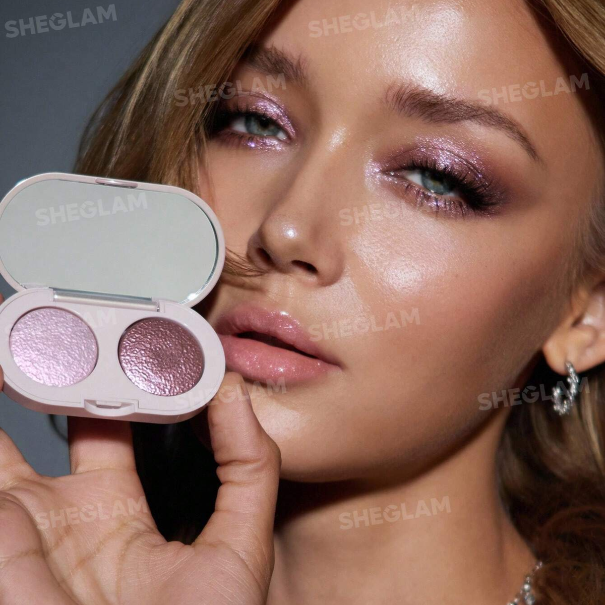 Sheglam Prismalight Baked Gelee Eyeshadow Duo 3.6gm