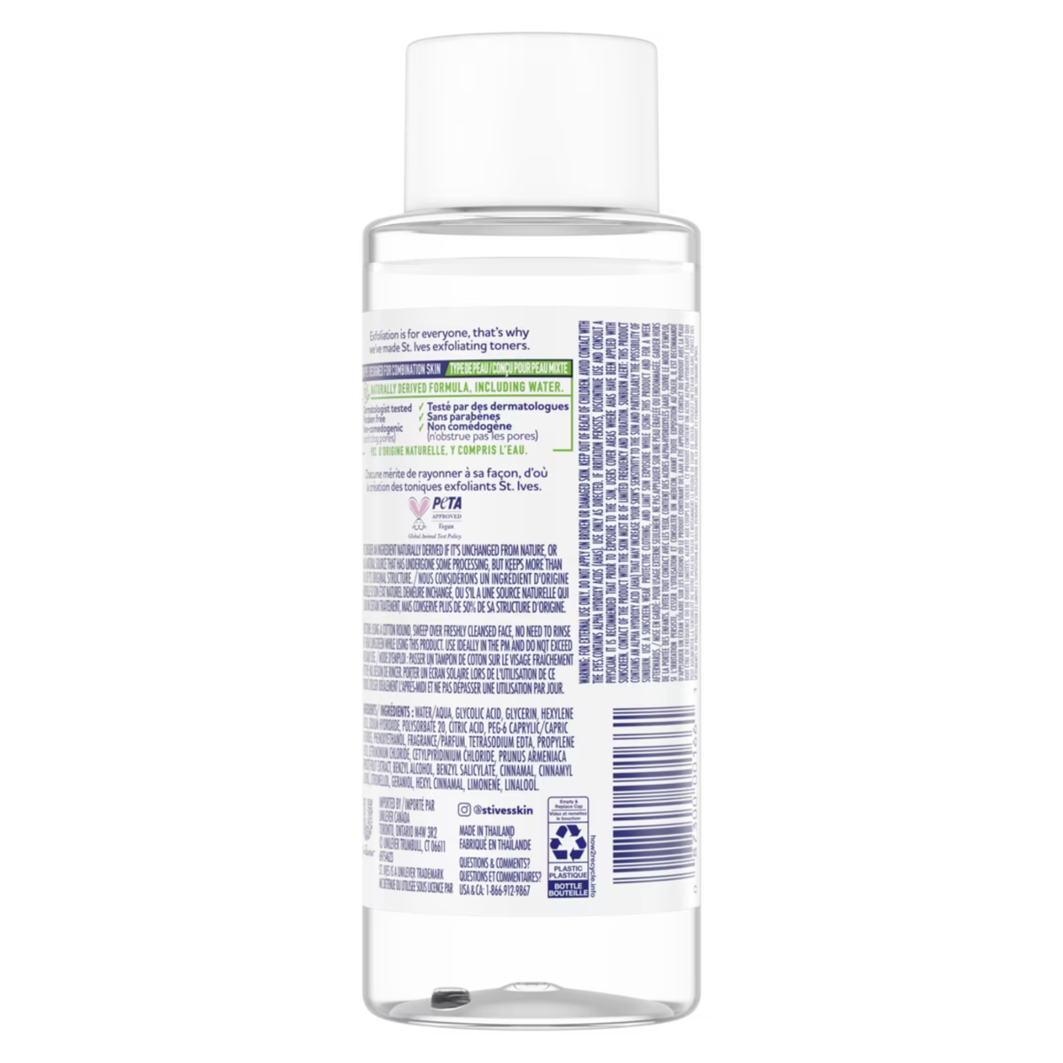 St'Ives Apricot AHA Exfoliating Facial Toner For Combination Skin