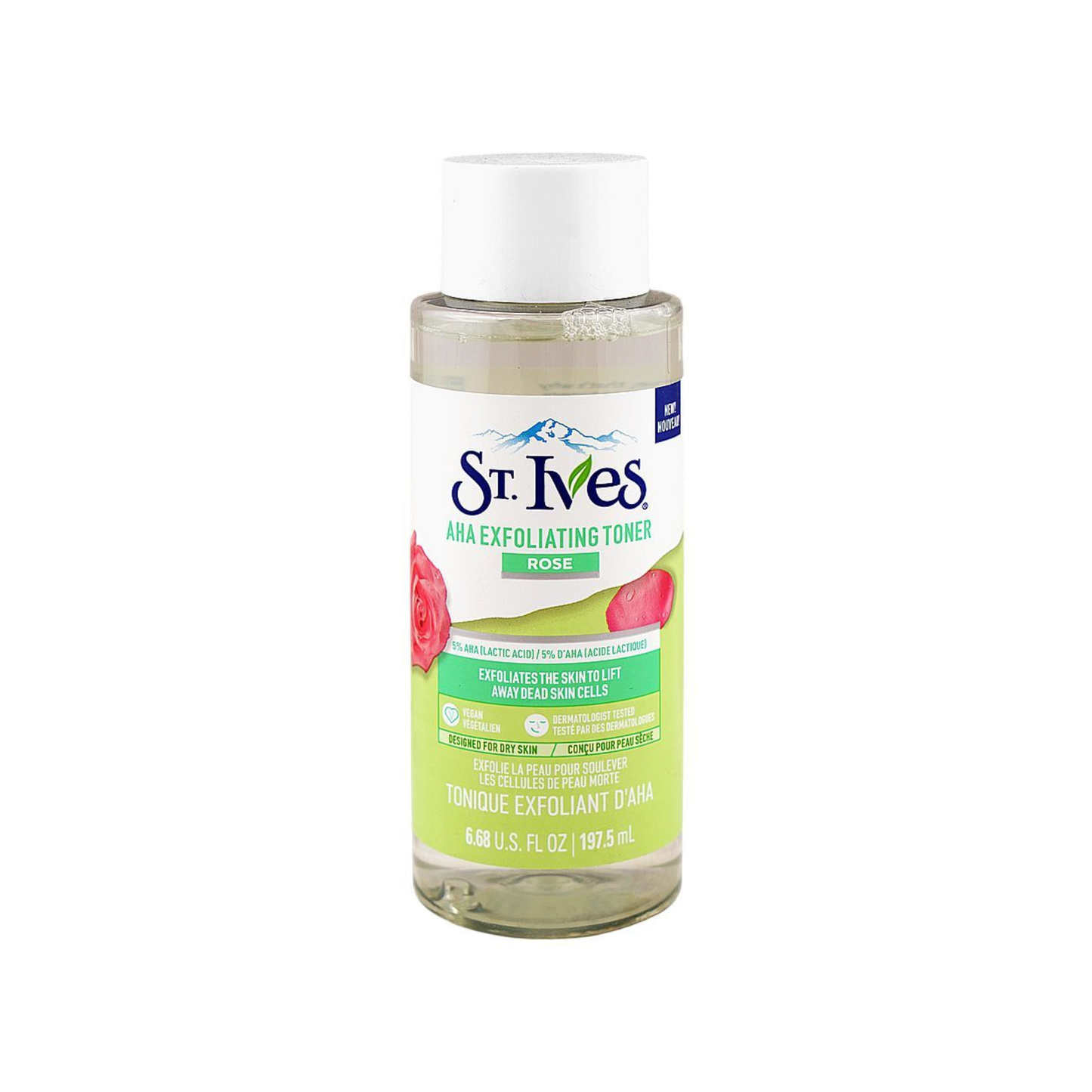 St'Ives Rose AHA Exfoliating Facial Toner For Dry Skin