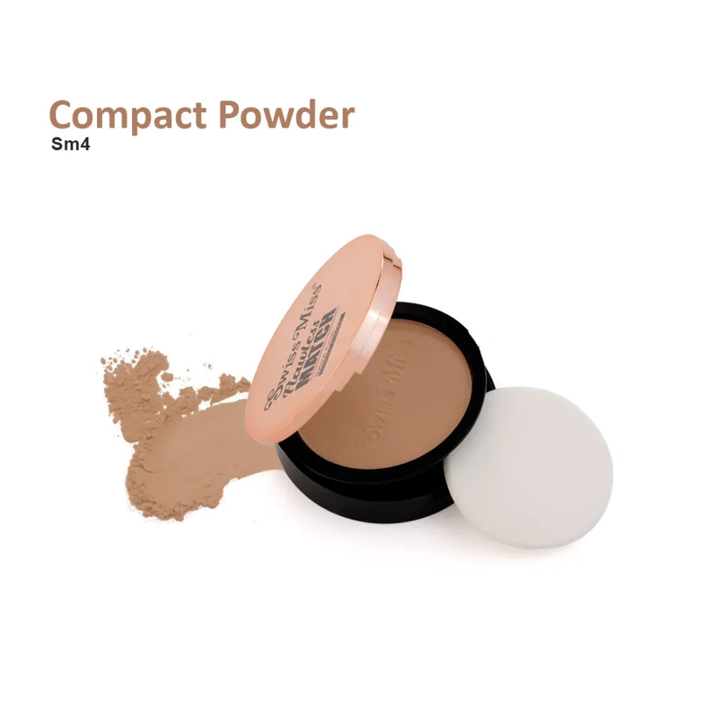 Swiss Miss Flawless Match Natural Finish Compact Powder 12gm