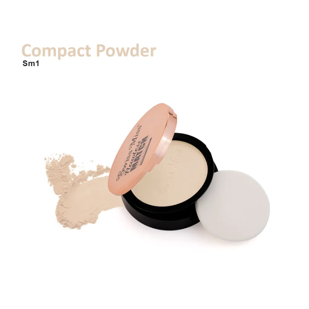 Swiss Miss Flawless Match Natural Finish Compact Powder 12gm
