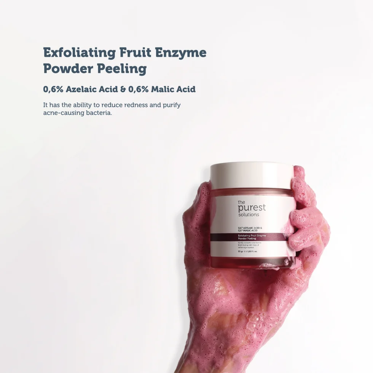 The Purest Solutions Fruit Enzyme Powder Exfoliator & Peeling