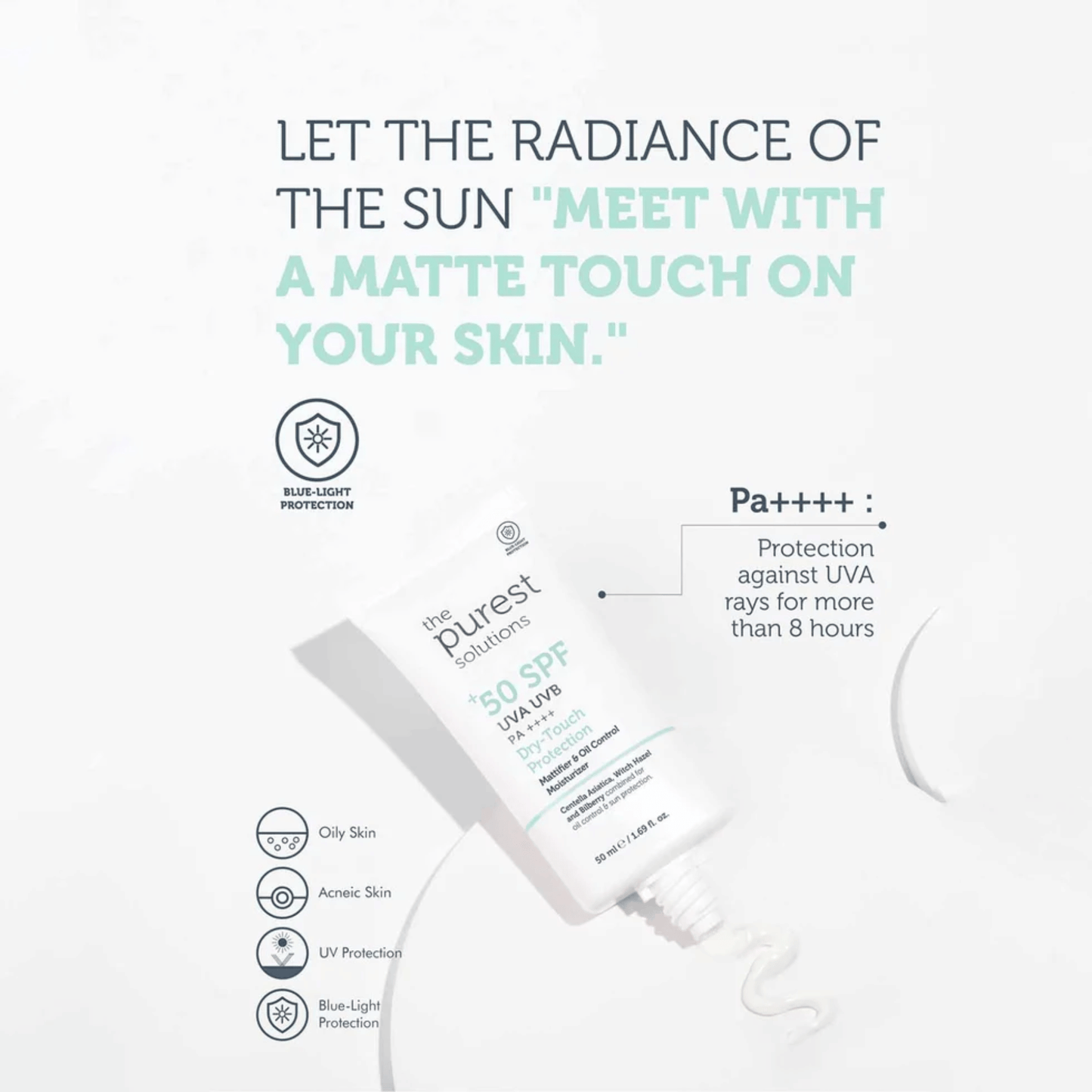 The Purest Solutions Spf 50+ PA ++++ Dry-Touch Protection Sunscreen