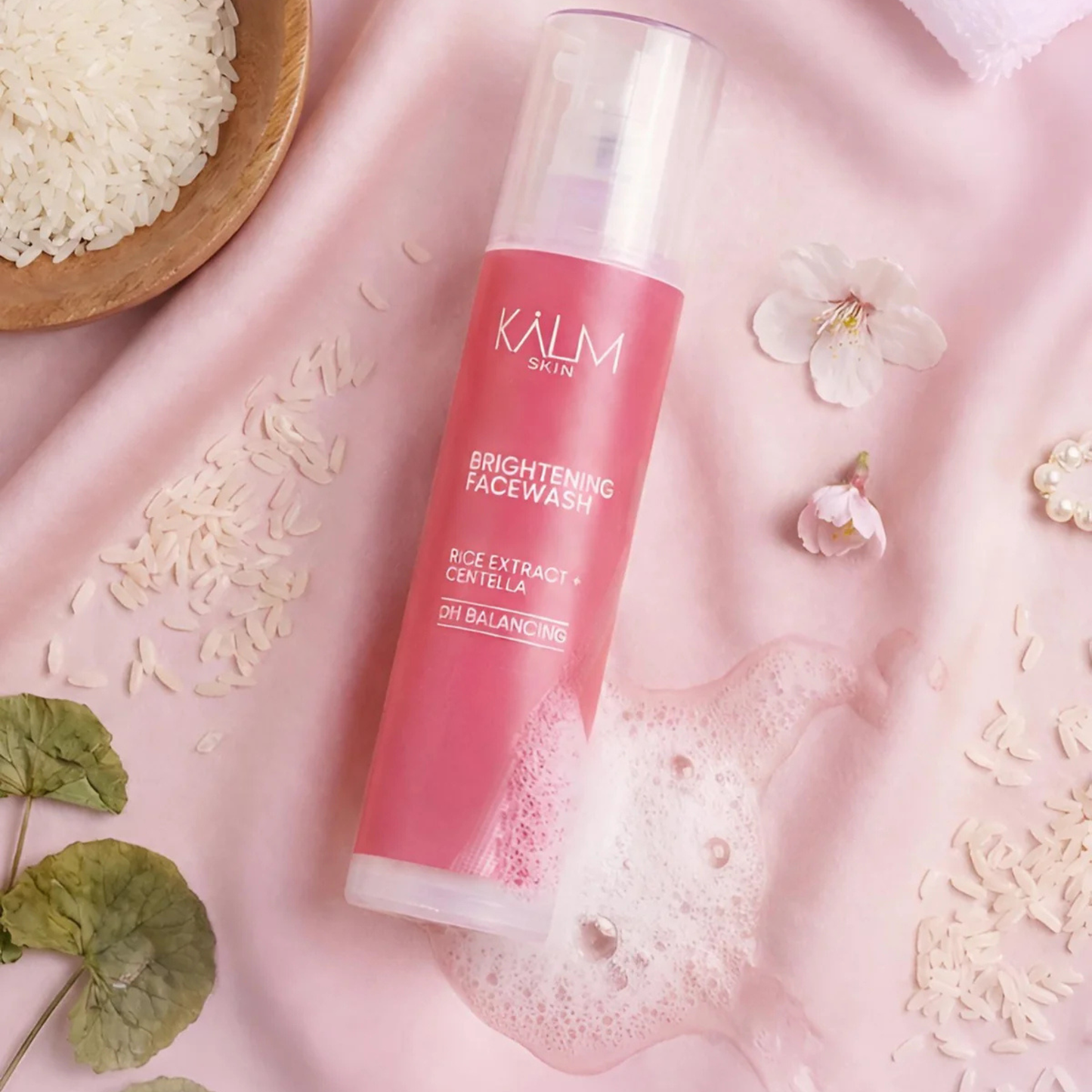 The Kalm Rice Brightening Facewash