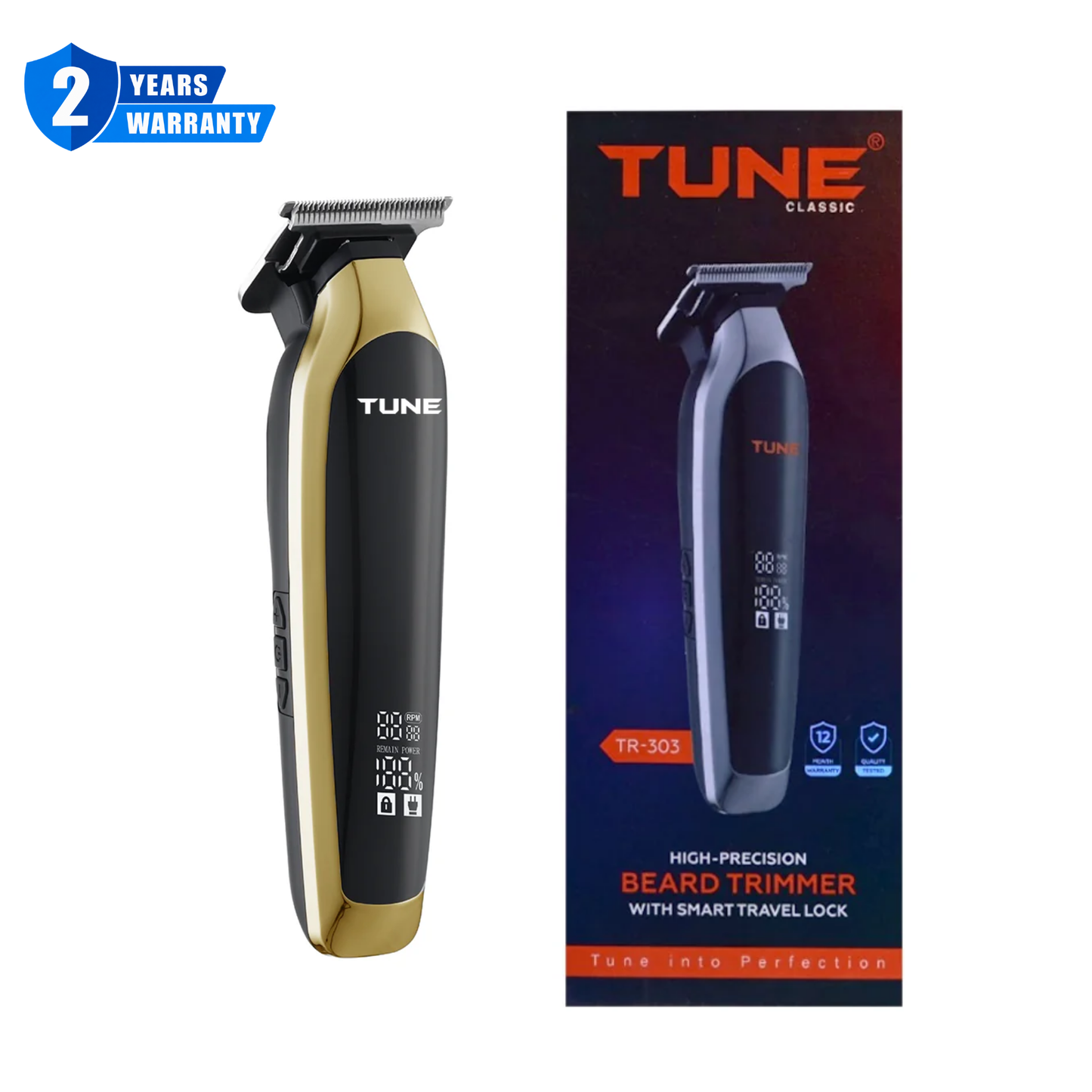 Tune Classic Smart Travel Lock Hair Trimmer - TR303