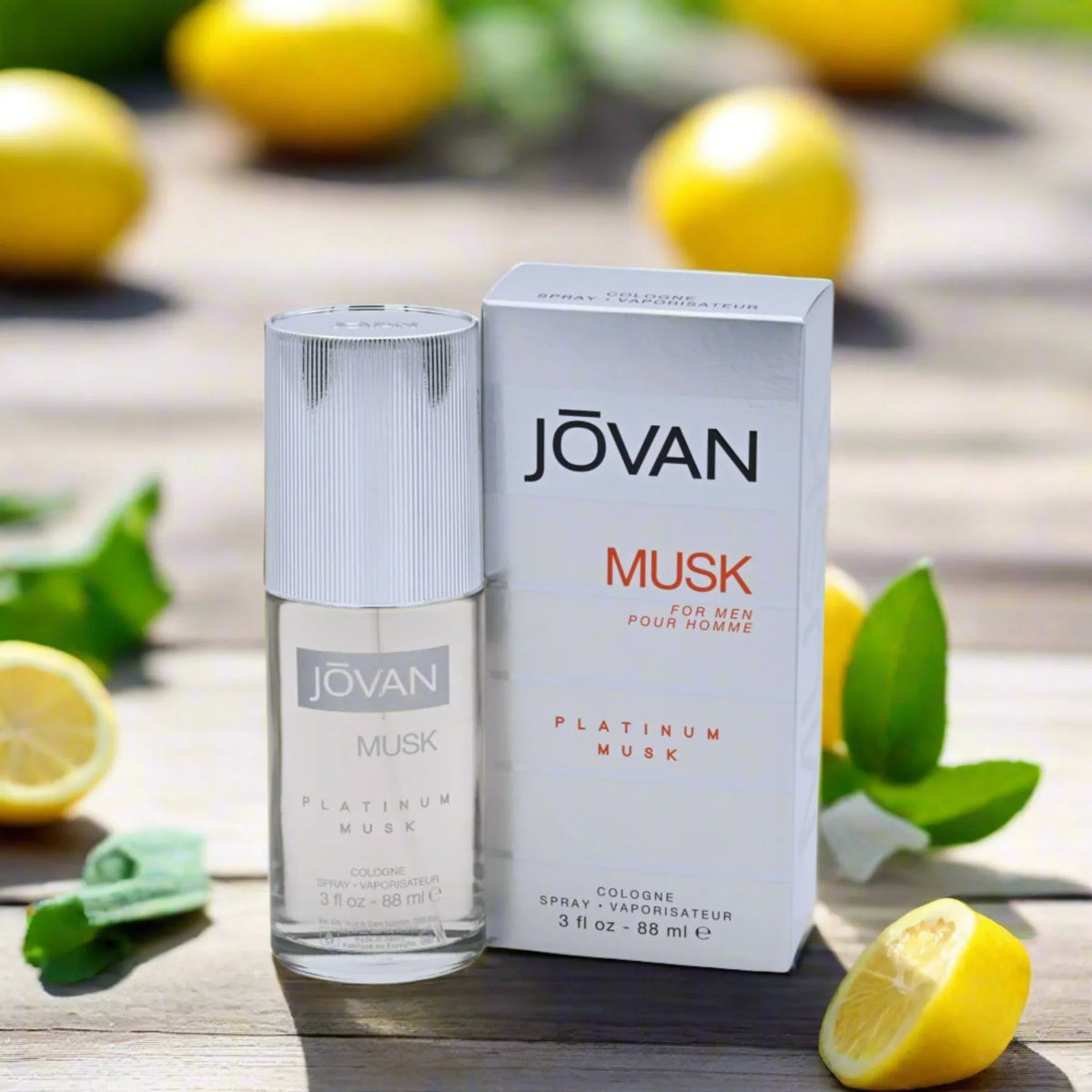 Jovan Platinum Cologne Spray For Men 88ml