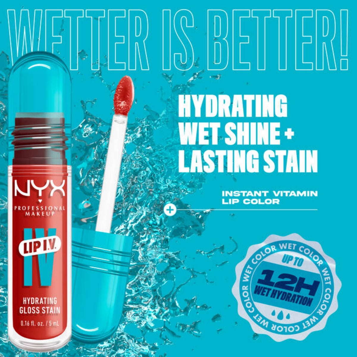 NYX Lip IV Hydrating Gloss Stain 5ml