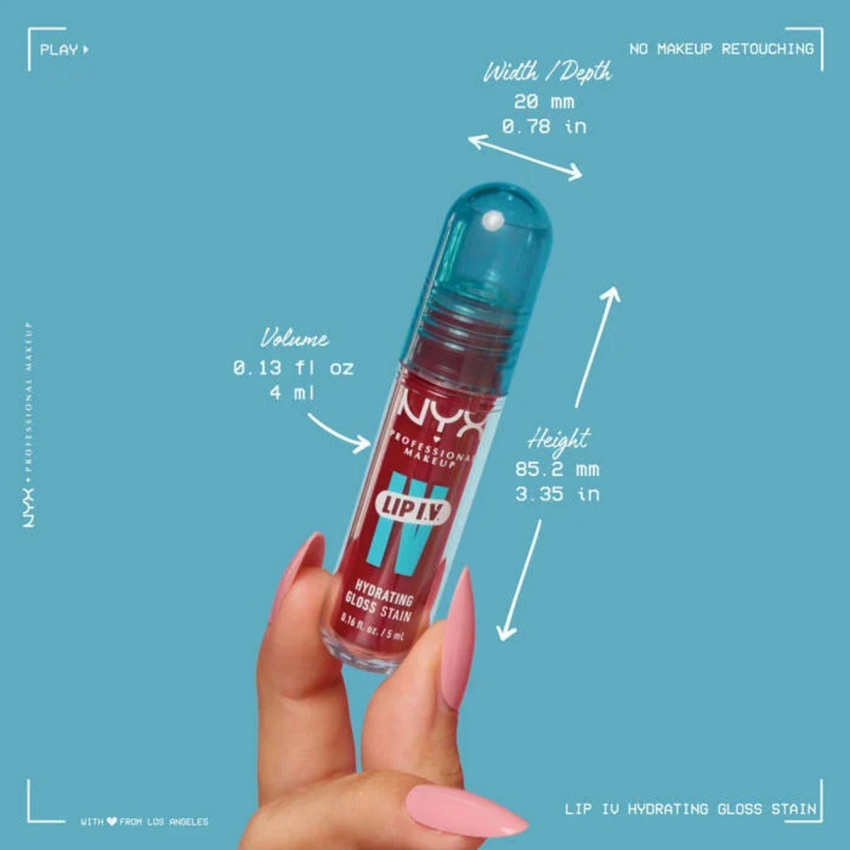 NYX Lip IV Hydrating Gloss Stain 5ml