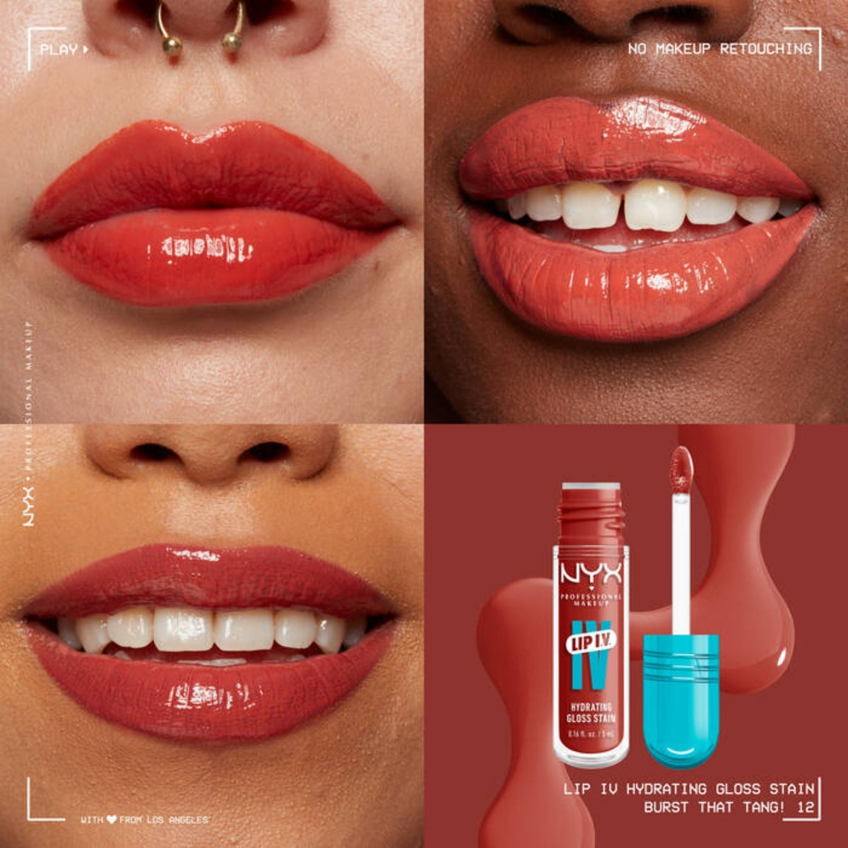 NYX Lip IV Hydrating Gloss Stain 5ml