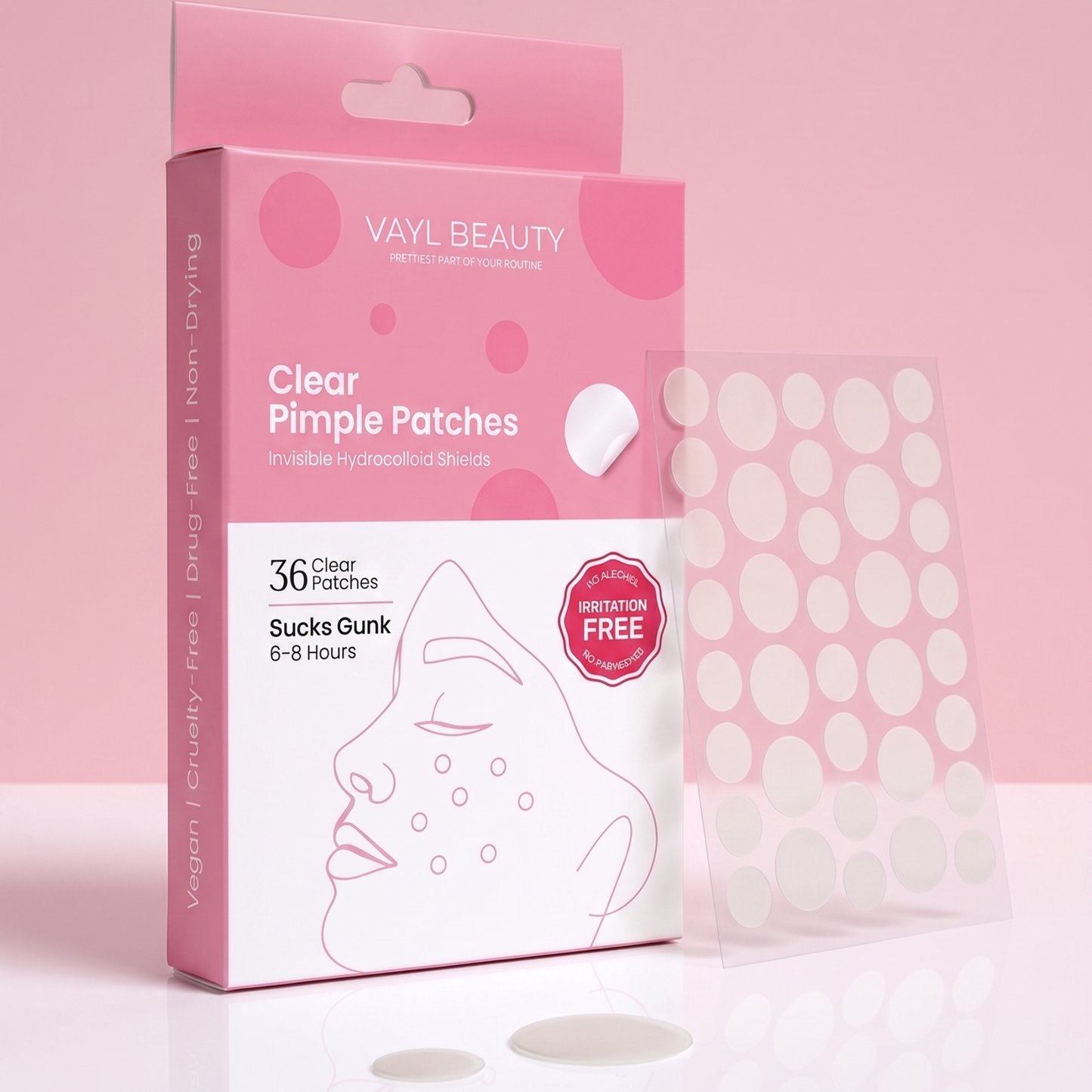 VAYL Beauty Clear Pimple Patches