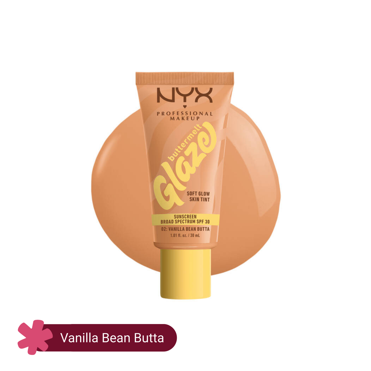 NYX Buttermelt Glazed Soft Glow Tint Sunscreen SPF 30 30ml