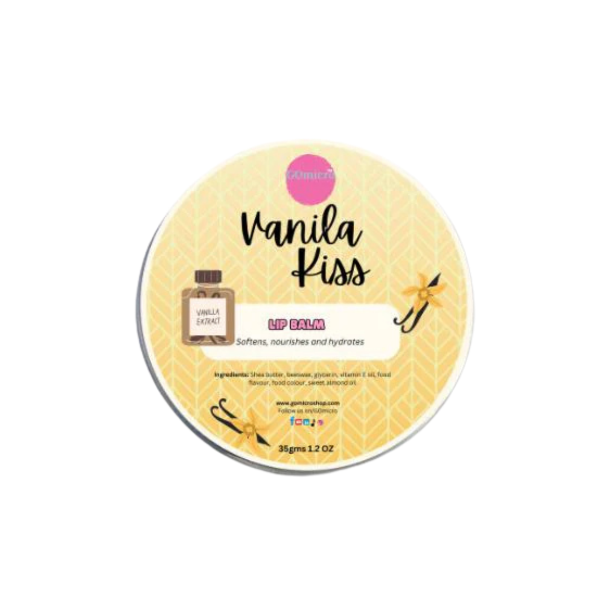 GOmicro Vanilla Lip Balm
