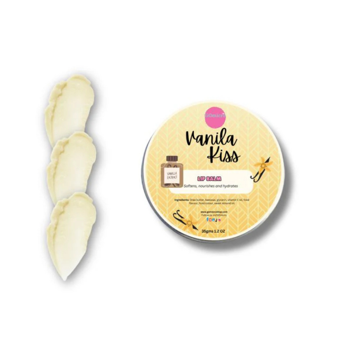 GOmicro Vanilla Lip Balm