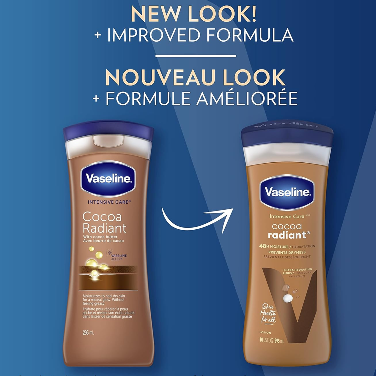 Vaseline Intensive Care Cocoa Radiant Body Lotion 295ml