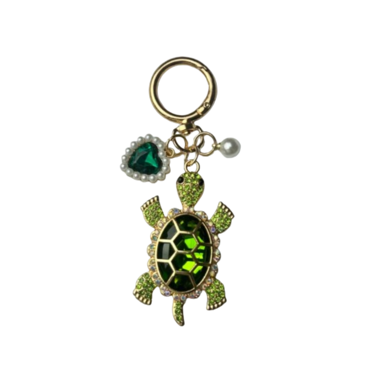 VAYL Beauty Rhinestone Sea Turtle Keychain