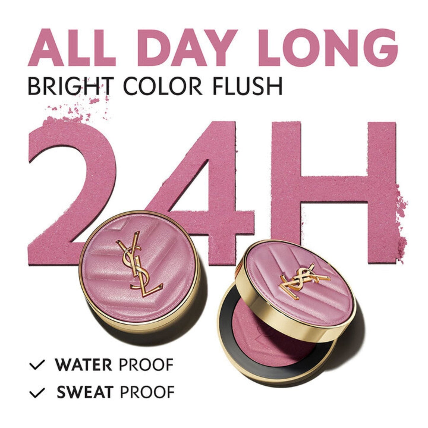 YSL Make Me Blush 24H Buildable Blurring Powder Blush 6.8gm