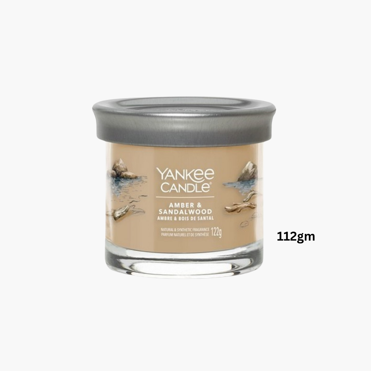 Yankee Amber & Sandalwood Scented Candle