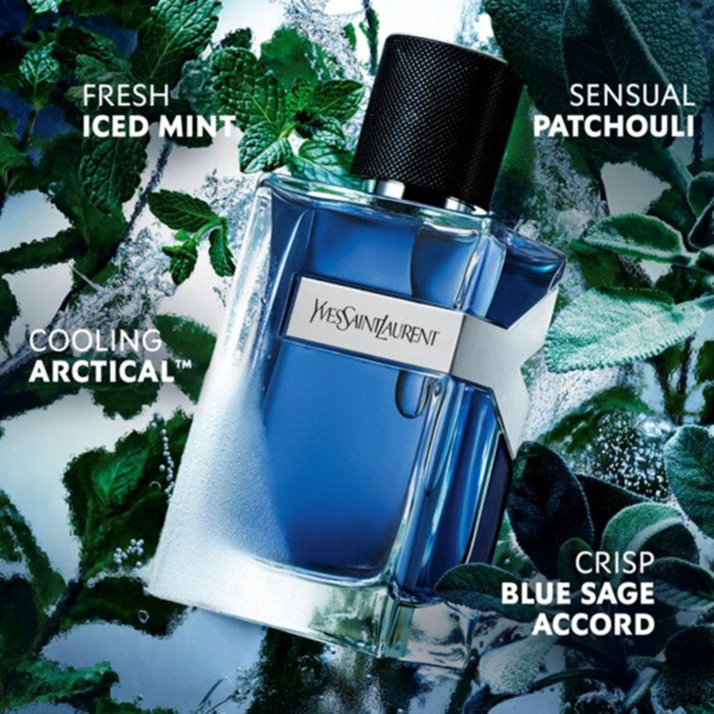 Yves Saint Laurent Y Iced Cologne Eau De Toilette Intense For Men