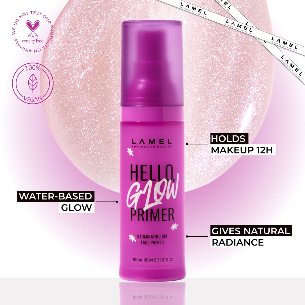 Lamel Hello Glow Illuminating Gel Face Primer 30ml