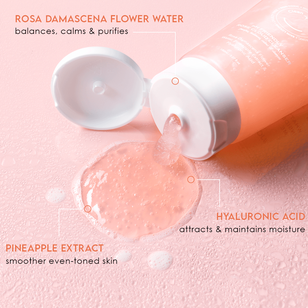 Her Beauty Balance Bestie pH Friendly Rose Cloud Cleanser 150ml