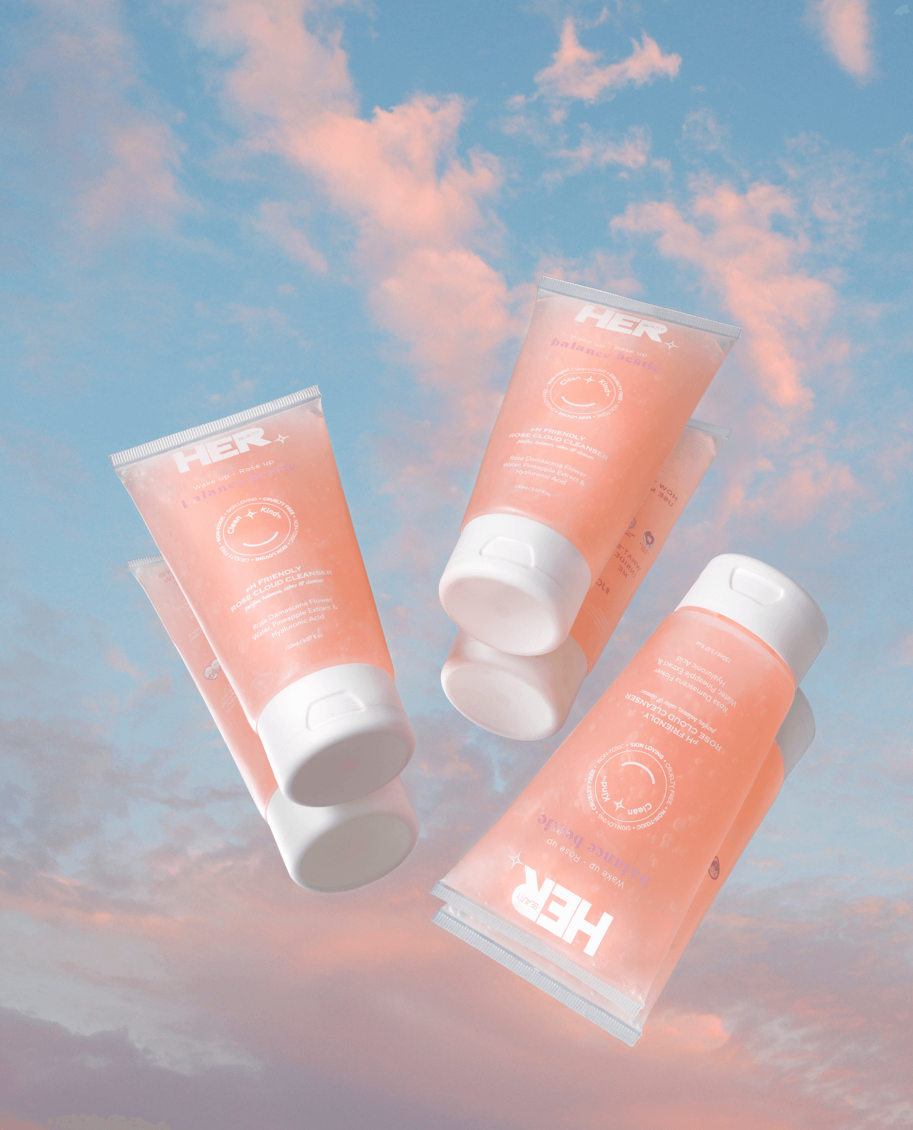 Her Beauty Balance Bestie pH Friendly Rose Cloud Cleanser 150ml