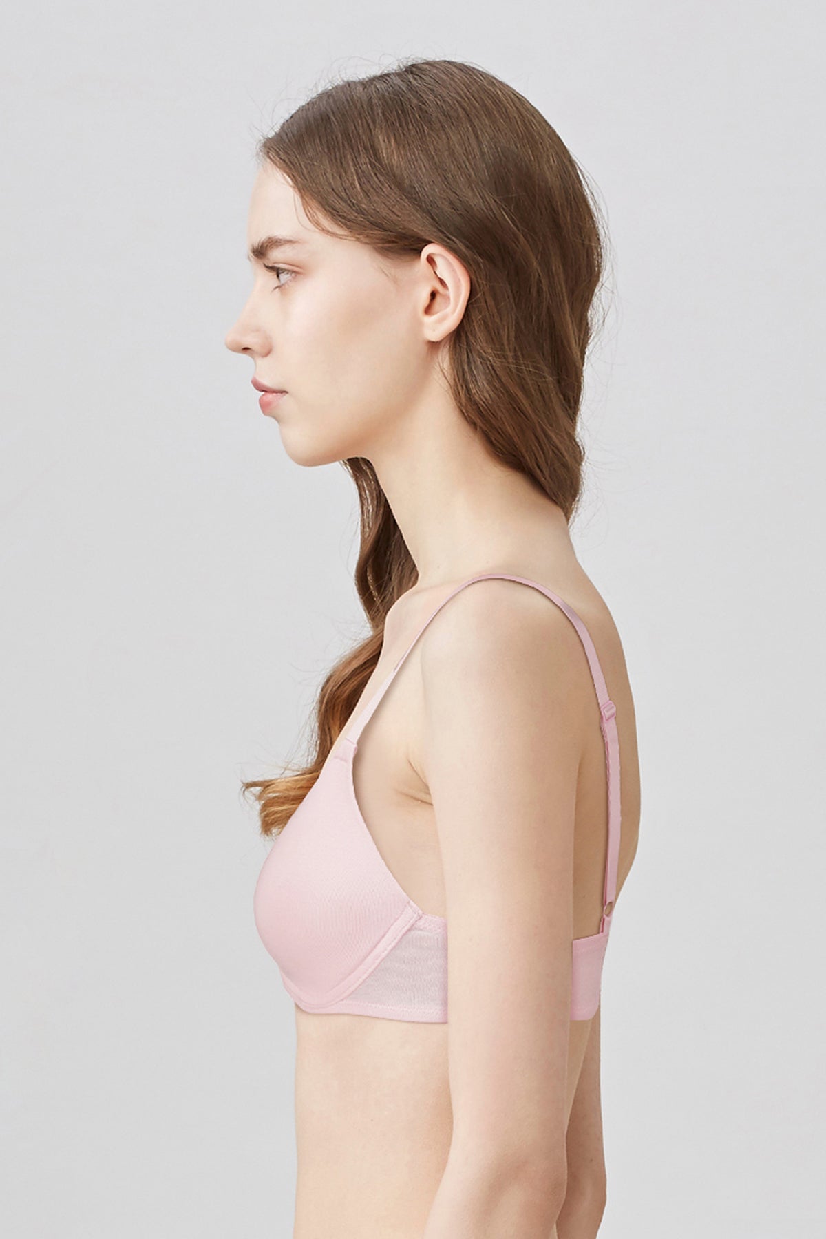 BLS Pero Wired And Padded Cotton Bra Pink