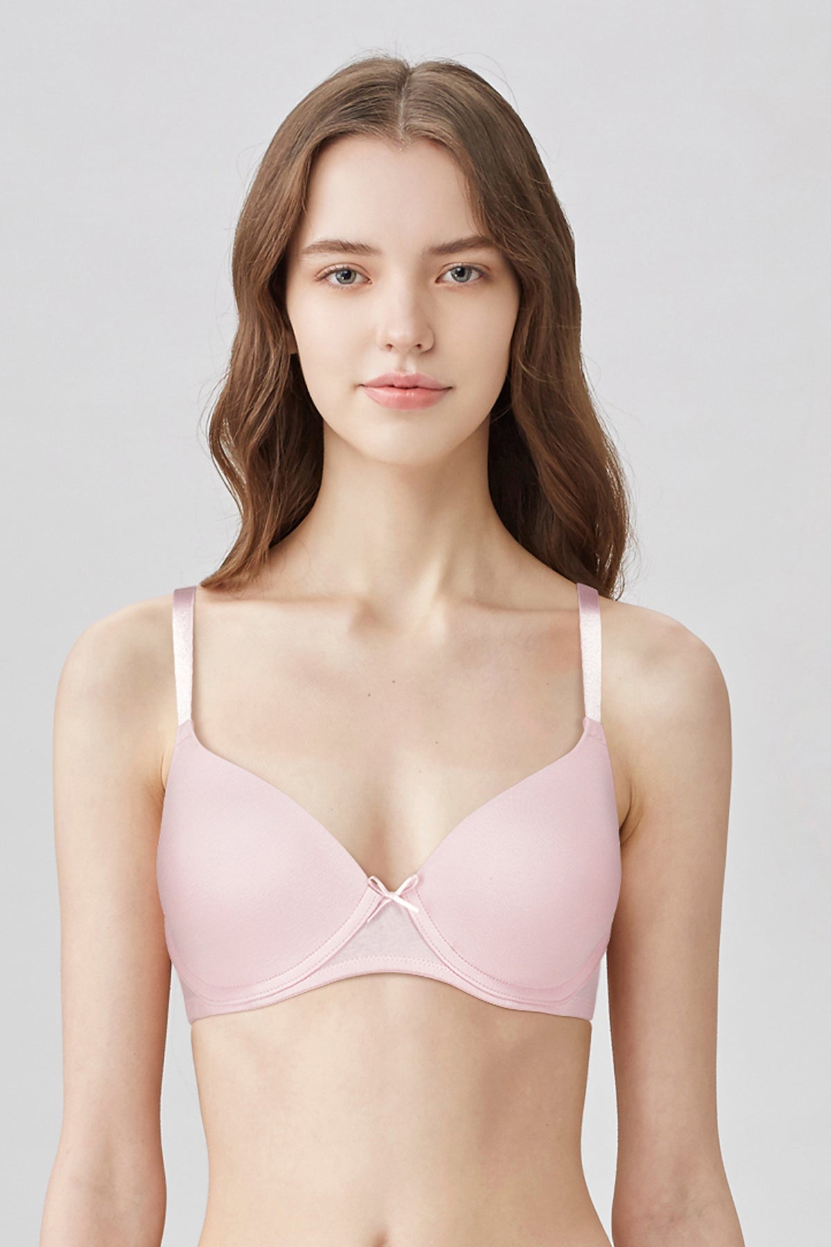 BLS Pero Wired And Padded Cotton Bra Pink