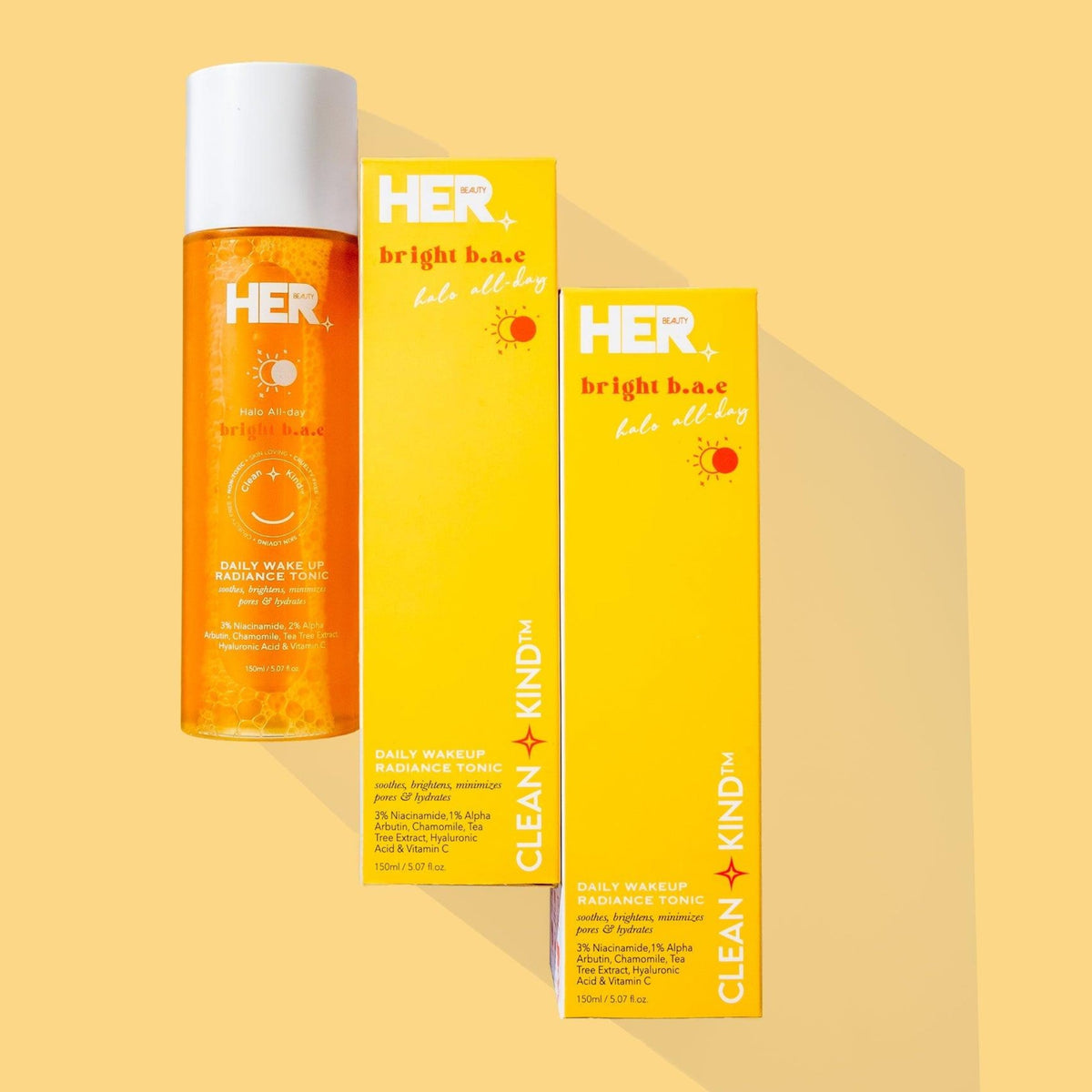 Her Beauty Bright Bae Daily Wake Up Radiance Tonic 150ml