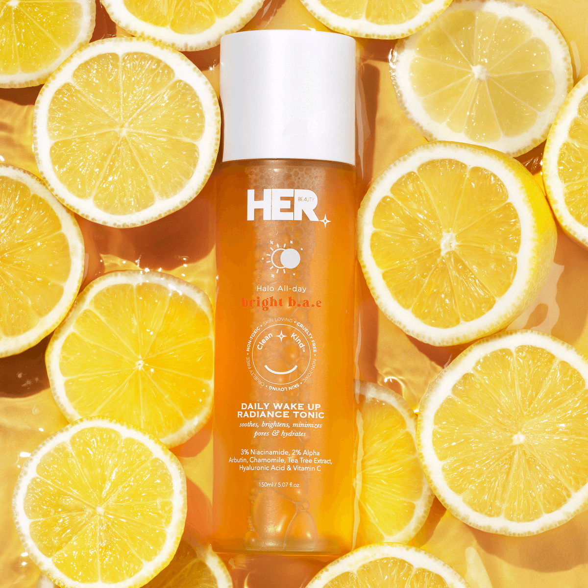 Her Beauty Bright Bae Daily Wake Up Radiance Tonic 150ml