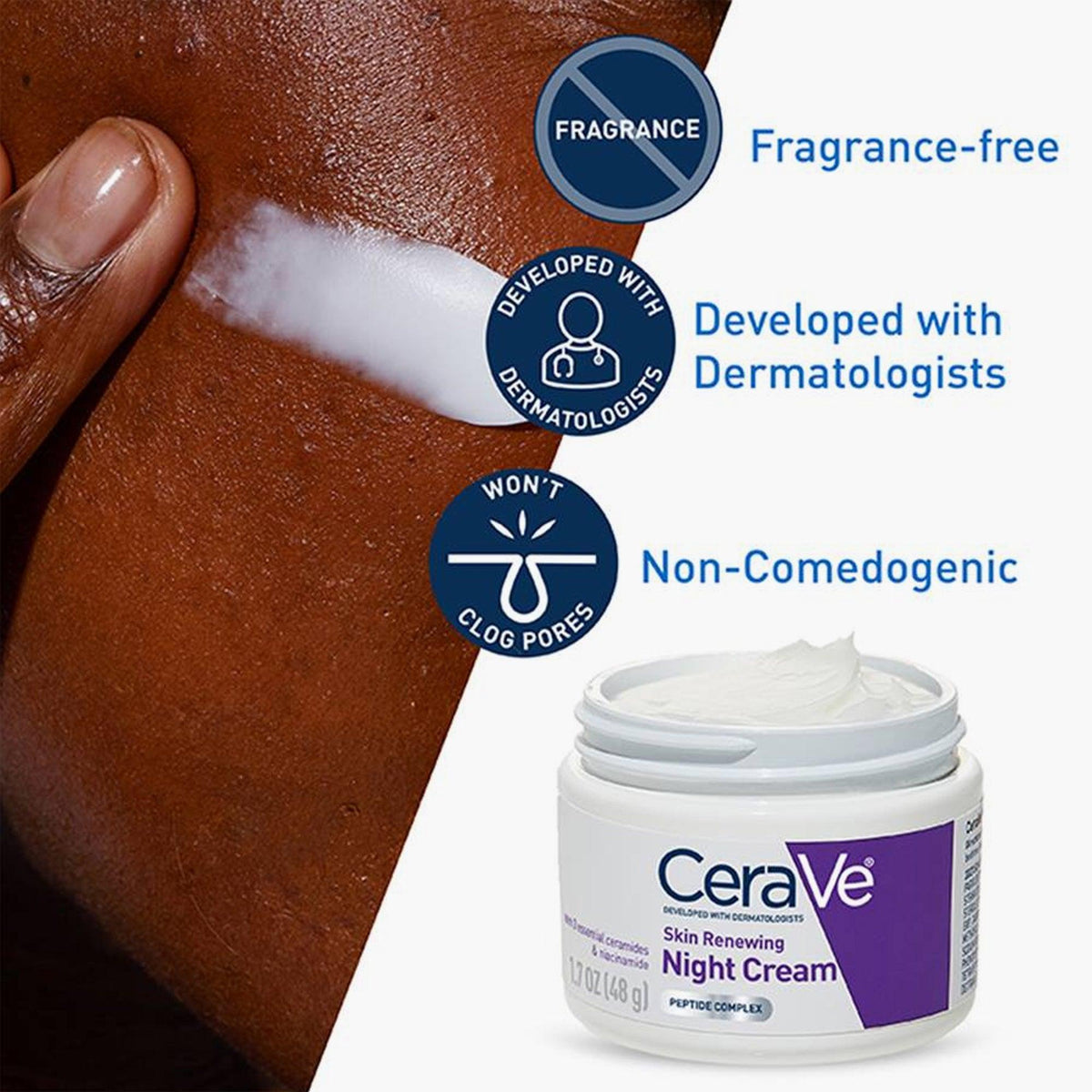 CeraVe Skin Renewing Night Cream 48gm