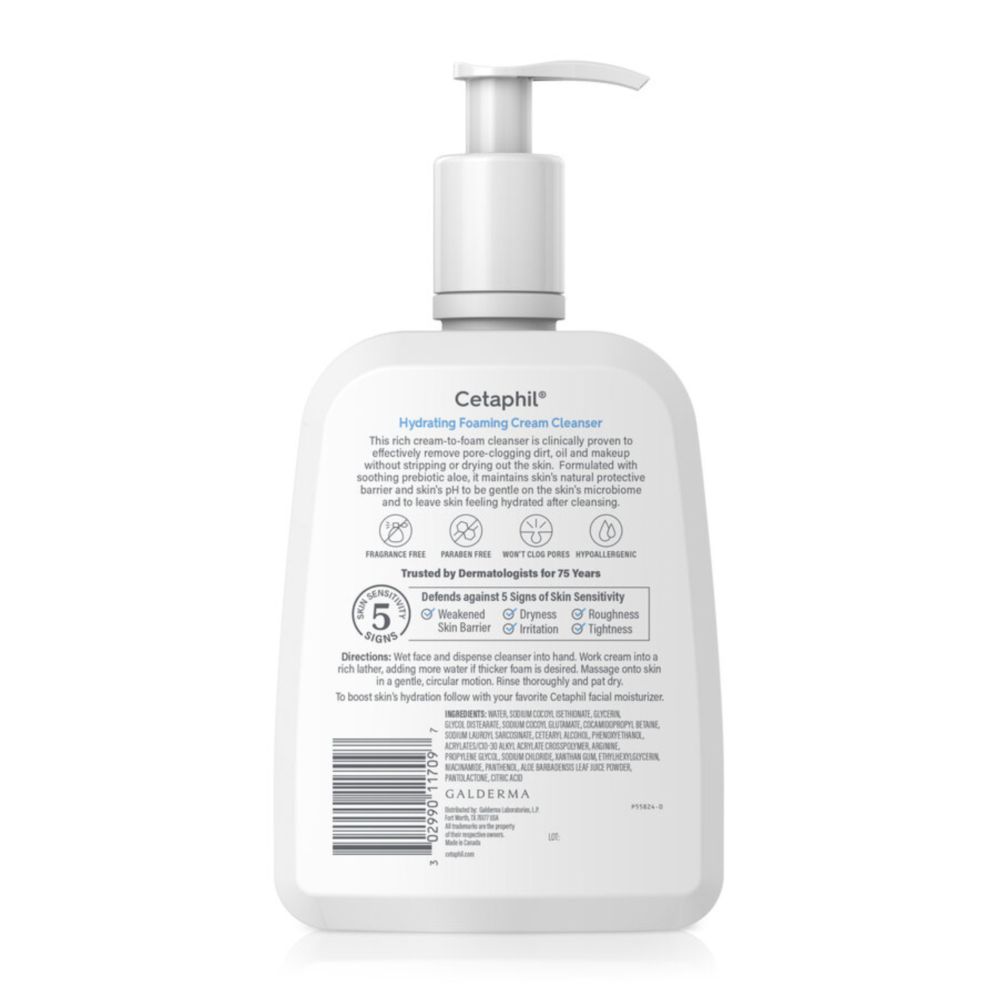 Cetaphil Hydrating Foaming Cream Cleanser For Normal To Dry Skin