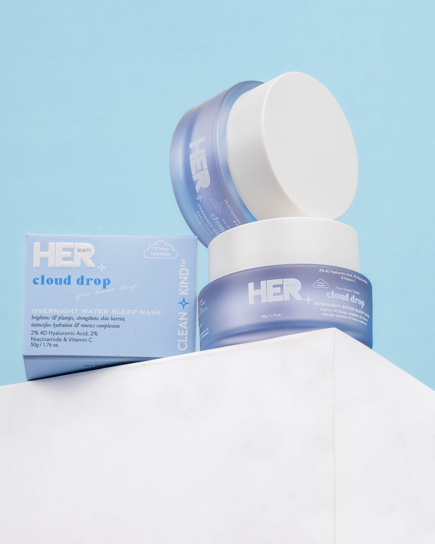 Her Beauty Cloud Drop Overnight Water Sleep Mask 50ml