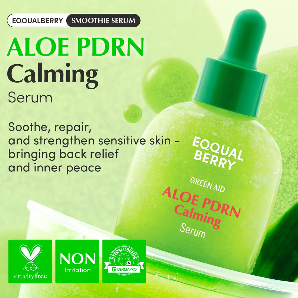 Eqqualberry Green Aid Aloe PDRN Calming Serum 30ml
